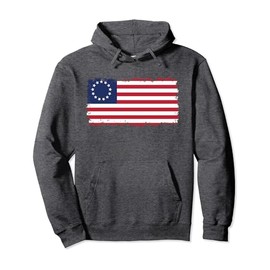 Betsy Ross Flag Pullover Hoodie