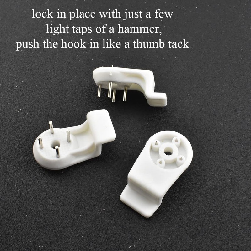 Odinest 0.7cm Length Hardwall Hanger Non-Mark Instantly Hanging Strong Adhesive