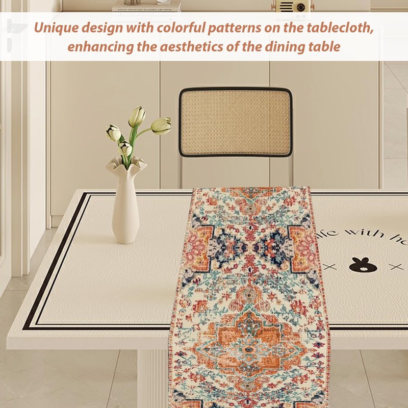 1 Piece Patterned Tablecloth, 4 Pieces Tablecloth Clip, Lace Tablecloth,