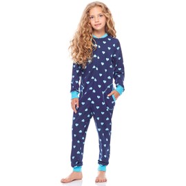 Merry Style MS10-186 Girls' Pyjamas - Marine Herzen Türkis, size: 158-164