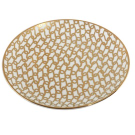 Certified International Mosaic Gold 6" Luncheon/Canape Plates, Set of 6 Assorted Designs, Multicolor