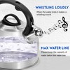 Jeasom Tea Kettle Stovetop - Food Grade Stainless Steel Whistling