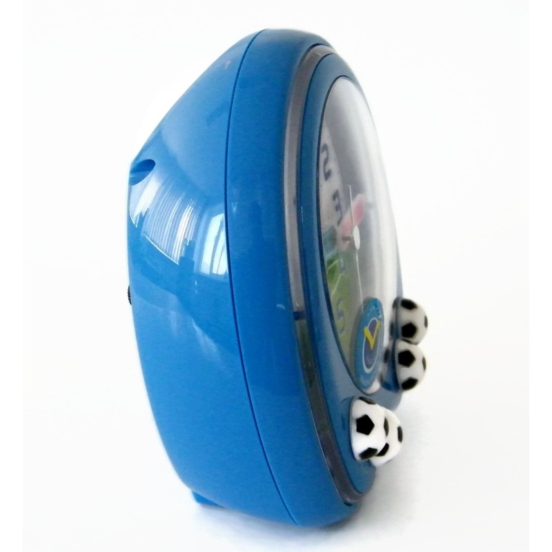 Atlanta Children's Alarm Clock with Watch Boys Blue Football -