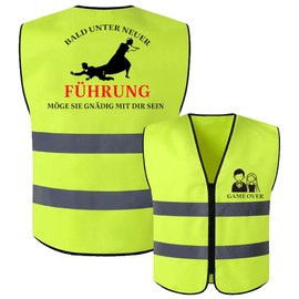 JGA Men's Vest Stag Party Men's Costume JGA Costume Men JGA Accessories Men Groom JGA Game Over Funny Gift Bachelor Party, black