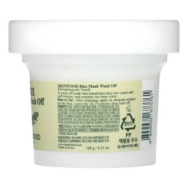 Mascarilla Facial Exfoliante De Arroz 120g Skinfood Todo Tipo De Piel