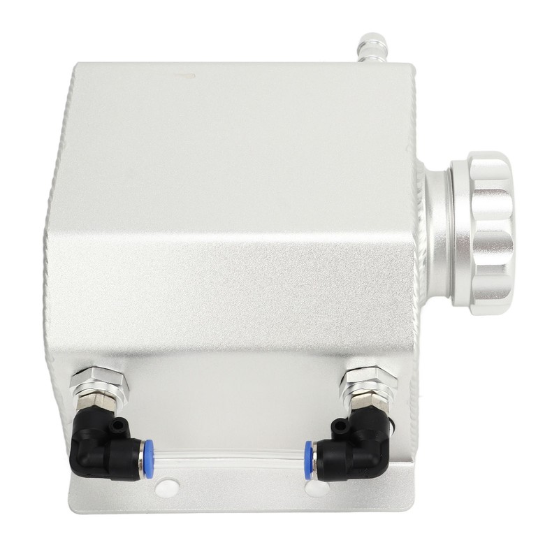 Universal Engine Coolant Expansion Tank 1L Aluminum Alloy Overflow Reservoir