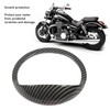 Motorcycle Speedometer Intrument Gauge Bezel Cover Trim Carbon Fiber Style