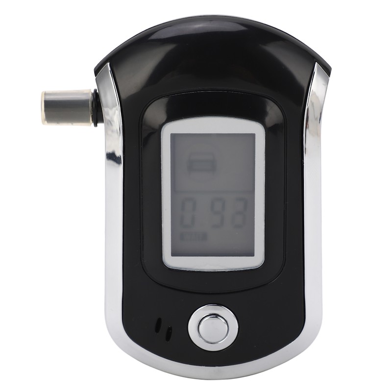 Digital Display Breath Tester Air Blowing Portable Drunk Detector with