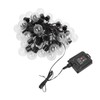 Outdoor String Light with 40 G50 Bulb Waterproof Solar USB
