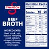 Swanson 100% Natural, Gluten-Free Beef Broth, 14.5 Oz Can (Pack