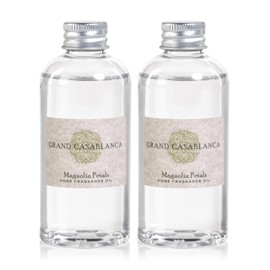 Zodax Grand Casablanca Porcelain Oil Diffuser Refills - 3.38 Oz/2 Count - Magnolia Petals