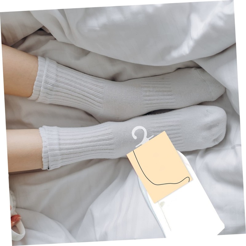 Gatuida Plastic Sock Hangers for Retail 300pcs Hooks Sock Display