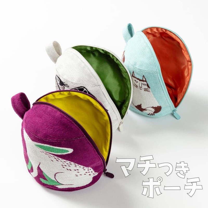 Morita MiW Gusseted Pouch, Cats in the Big Tree in