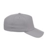 Lids Blank Hook Shot A-Frame Adjustable Snapback Hat, Light Grey