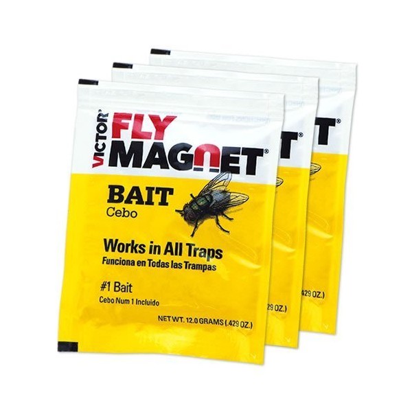 Fly Magnetic Bait Attractant, Special Attractant, 1 Pack (0.4 oz (12 g) x 3 Packs)