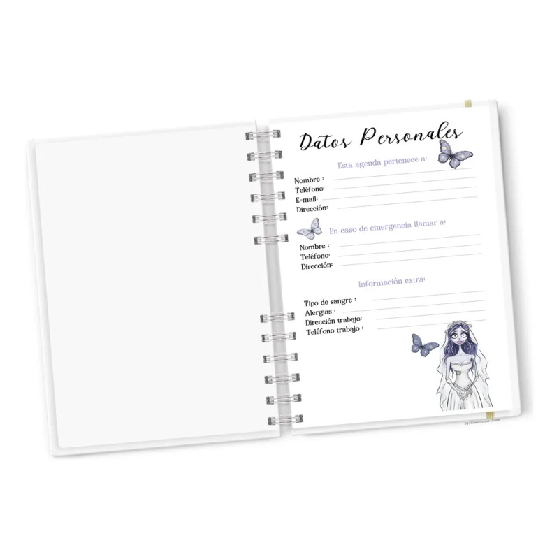 Agenda Docente El Cadaver De La Novia - 1/2 Carta