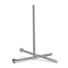 MroMax M3 x 60mm Machine Screws Phillips Head Screw 304 Stainless Steel Silver Grey Pack of 30