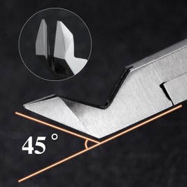 SPEEDWOX Model Nippers Wire Cutter 45° Sprue Cutter Wire Flush Cutters, Electronic Model Sprue Clippers, Ultra Sharp and Precision Side Nippers for Plastic Model Building with Protective Cover