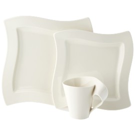 Villeroy & Boch New Wave Place Setting, Service For 4 White