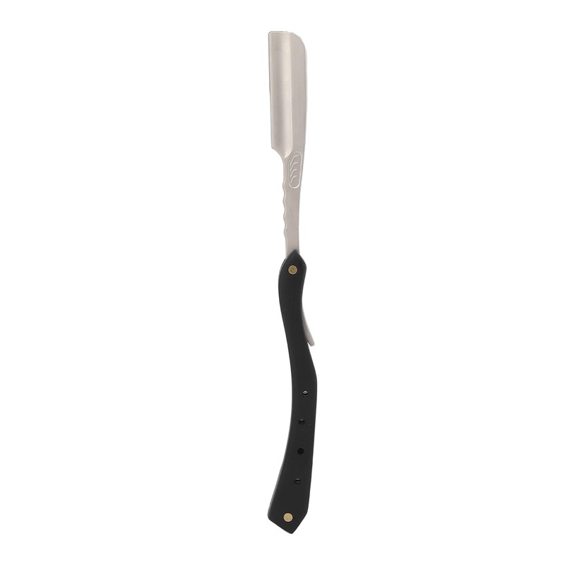 Men's Straight Edge Razor Zinc Alloy Wooden Handle Razor for