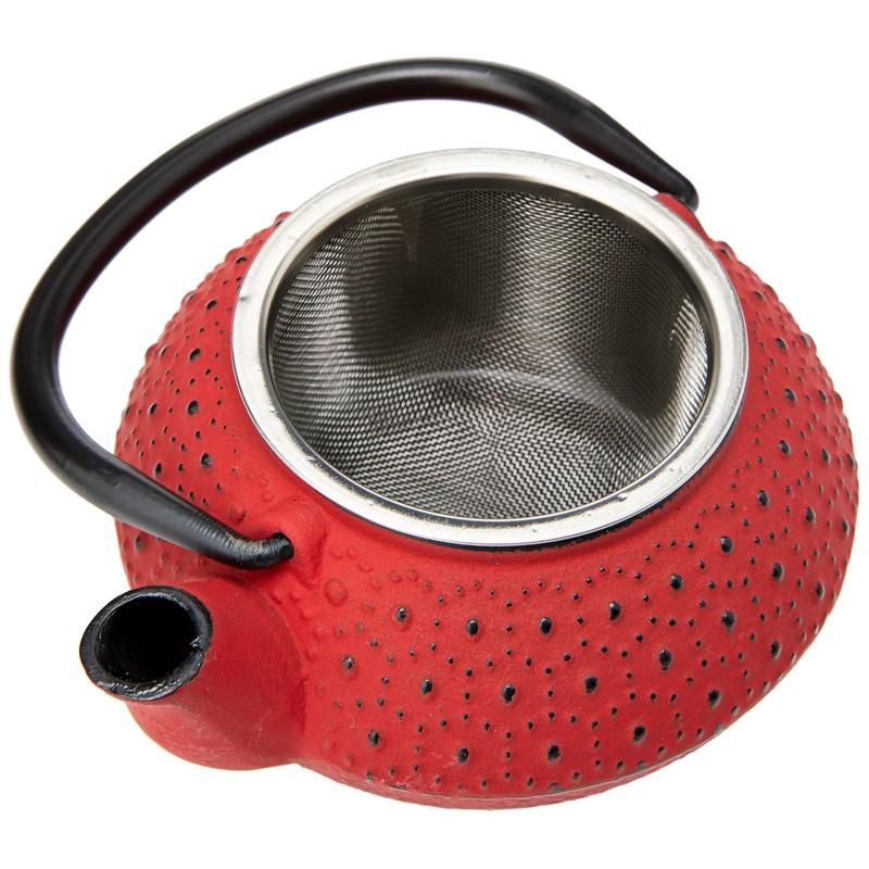 IBILI Cast Iron Hanoi Teapot, 0.3 Litres, Enamel Interior, Induction