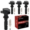 UF540 Ignition Coil Pack and Iridium Spark Plugs Set of