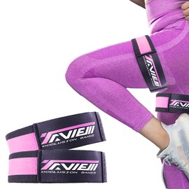 BFR Booty Bands for Women Butt and Hip Building Occlusion Bands Blood Flow Limiting Bands Best Fabric Resistance Bands for Exercising Buttocks, Squats, Thighs, Fitness