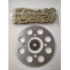 HONDA CRF 100F 2004-13 gold 428 x-ring chain and 14/50