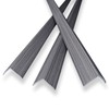 6 Pcs 49" Wall Corner Protector Trim, Gray Wood Grain
