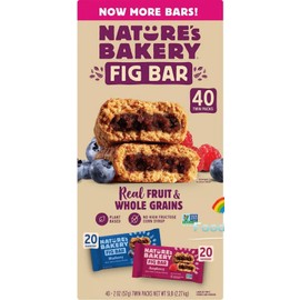Nature's Bakery Fig Bars Variety Pack 40 ct 80 oz