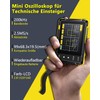 SURLABA Digital Oscilloscope, 2.8 Inch TFT Mini Oscilloscope, 200 KHz
