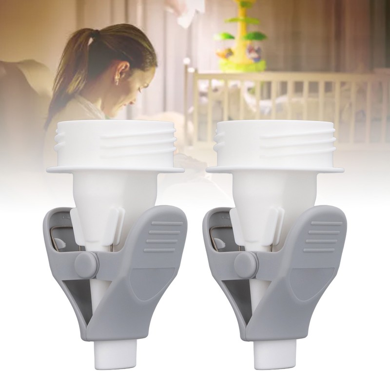 2Pcs Breastmilk Storage Bag Adapter Portable Convenient Use Wide Mouth