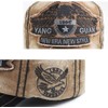 HUAYANGYUANYI Baseball Cap Men's Distressed Snapback Caps Retro Trucker Hat