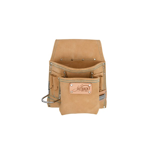 OX Tools Trade Series Suede Leather Tool/Fastener Pouch - 8
