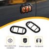 Heutamo Front Fender Side Marker Light Covers Guard Trims Compatible