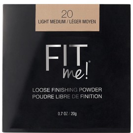 Fit Me Loose Setting Powder,Smooths Pores & Lines, Face Powder Makeup & Finishing Powder, Light Medium, 1 Count Cosmetic - Color: 20 LIGHT MEDIUM