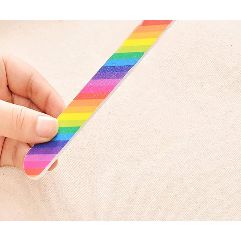 HeeYaa Nail File 10 PCS Professional Double Sided 100/180 Grit