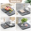 CZWL&HG 2 PCs Stone Dish Drying Mats for Kitchen Counter-Diatomaceous
