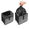 KMMOTORS Foldable hanging trash Can for vehicle, Bling Car Trash