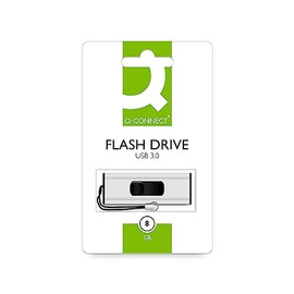Q-CONNECT 8 GB USB 3.0 Slider Flash Drive