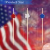 100pcs Red White Blue Star Cocktail Picks Fruit Sticks Food