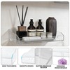 W WINTMING 2PCS Acrylic Shelves for Wall Clear Floating Shelf