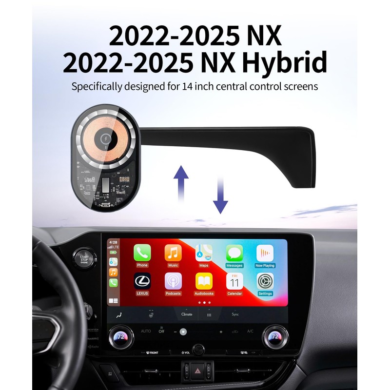 Masergogo Wireless Charging car Phone Holder for Lexus NX/NX Hybrid