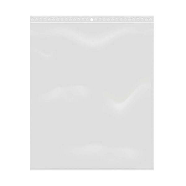 Pack of 100 Clear Food Grade Plastic Resealable Ziplock Bags