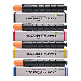Sharind Compatible for Canon GPR-31 GPR31 Toner Cartridge 2790B003AA 2794B003AA 2798B003AA 2802B003AA for ImageRunner Advance C5030 C5035 C5235 C5240 Printer 4 Pack