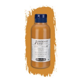 Schmincke - Akademie Acrylic Colour, Siena Natural 250 ml, 23655027, Fine Artist Acrylic Paint, Brilliant, Highly Lightfast and Cadmium-Free, for Acrylic Painting, Mixed Media