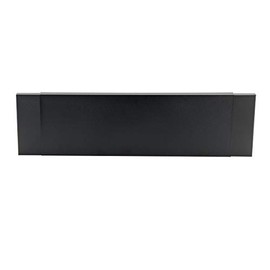 HY-C Smoke Guard for 28.5 to 48-Inch by 8-Inch Fireplaces, Black Powder Coat