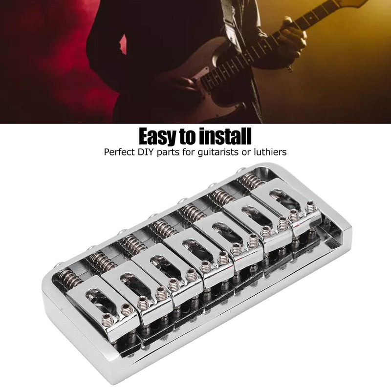 7 String Guitar Fixed Bridge Metal Tailpiece Electric Guitars Replacement