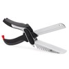 XGIZMOO Vegetable Scissors Slicer Cutter,Quick Release/Install Kitchen Shears Cutting Board