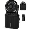 Wilody Portable Misting Fan Rechargeable with Remote Control, 6L Bucket